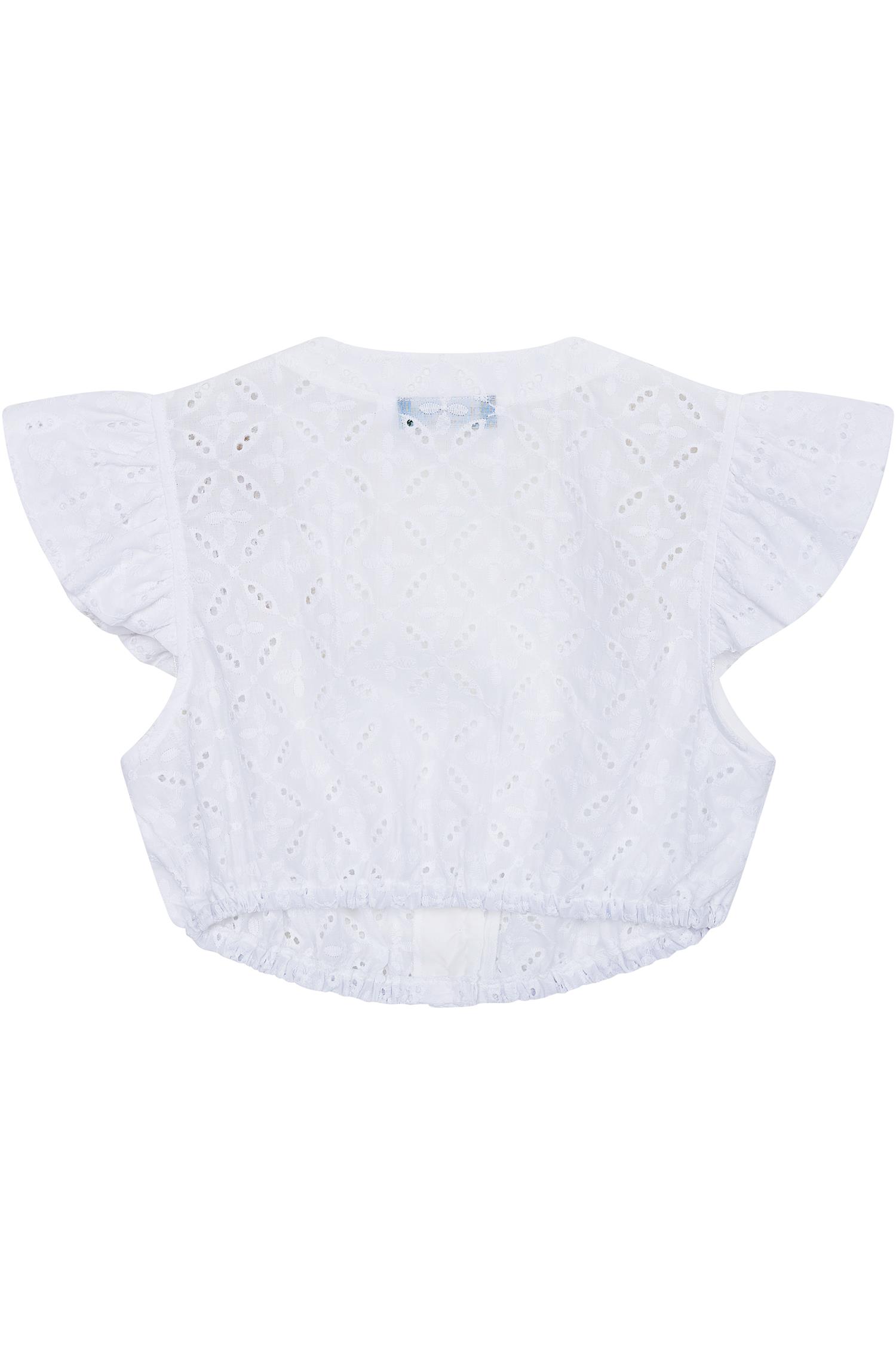 Weiße Dirndlbluse von Country Line